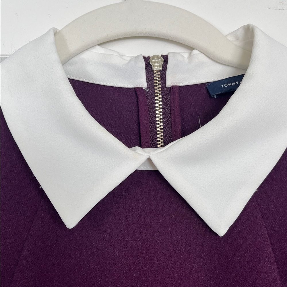 Tommy Hilfiger Collared Shift Dress Purple - Size 4 - NWOT - Picture 4 of 8